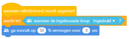 vooruit rijden en stoppen