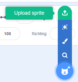 Sprite uploaden knop